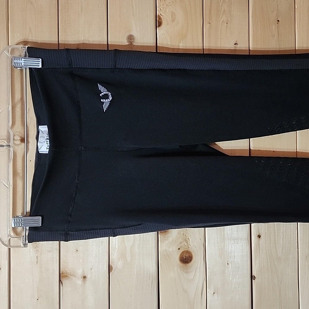 TuffRider Riding Pants Tights Size Small Charcoal Black
